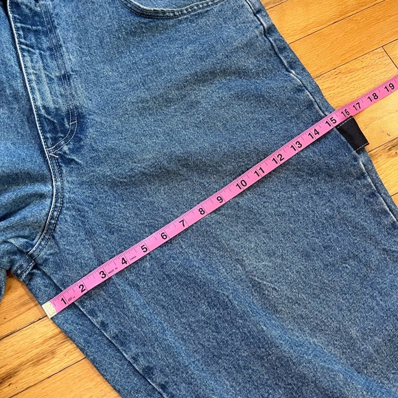 VTG Beverly Hills Polo Club Carpenter Jeans Blue Heavyweight Denim Workwear Y2K - Picture 11 of 13